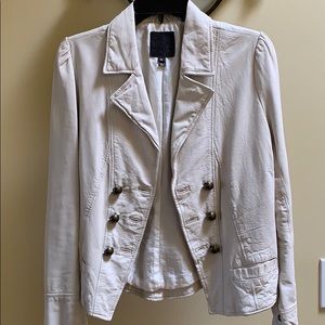 Fun, vintage looking Joie leather jacket